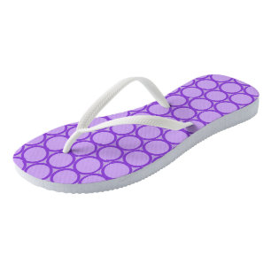 Flip Flops - Lila Kreise berühren sich