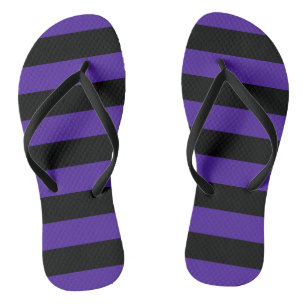 Flip Flops (lila/schwarz Streifen)