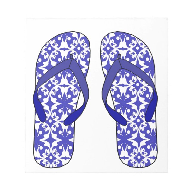 Flip Flops Notizblock (Vorderseite)