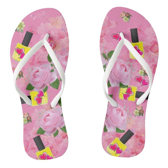 Flip Flops Pedi Style Sommer Polnisch Pink (Fußbett)