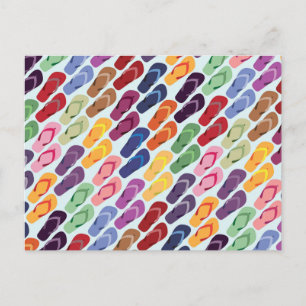 Flip-Flops Postkarte