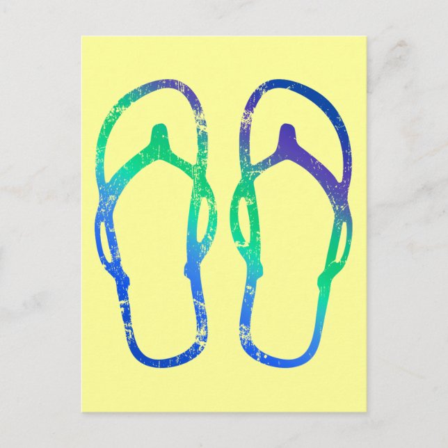 Flip Flops Postkarte (Vorderseite)