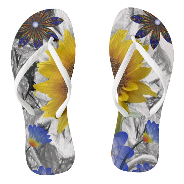 Flip Flops Sonnenblume (Fußbett)