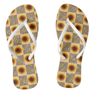 Flip Flops Sonnenblume