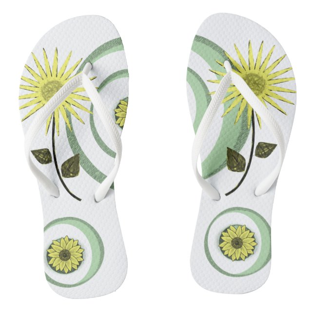 Flip Flops Sonnenblume (Fußbett)