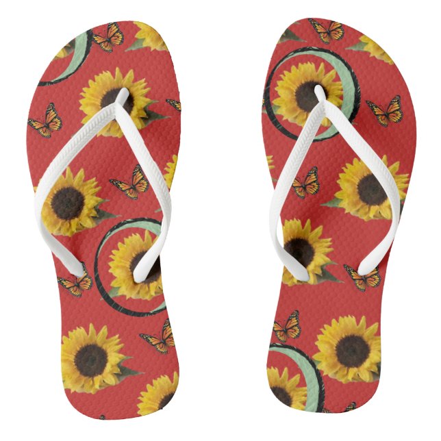 Flip Flops Sonnenblume (Fußbett)