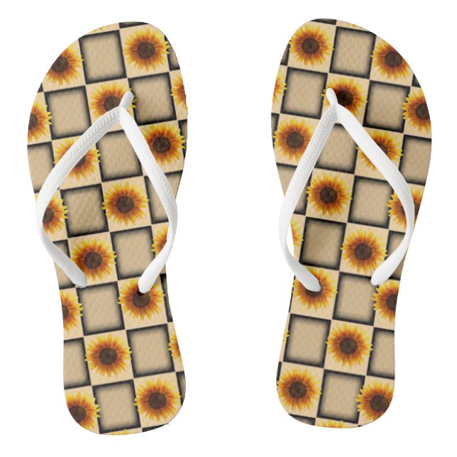 Flip Flops Sonnenblume (Fußbett)