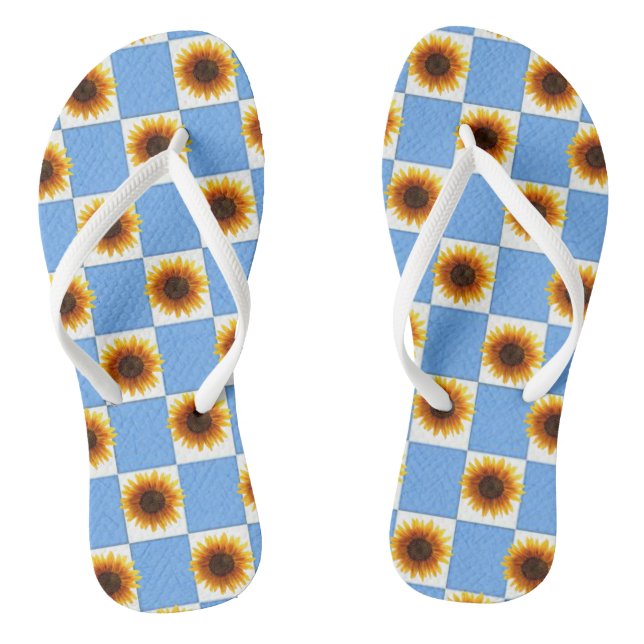 Flip Flops Sonnenblume (Fußbett)