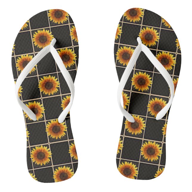 Flip Flops Sonnenblume (Fußbett)