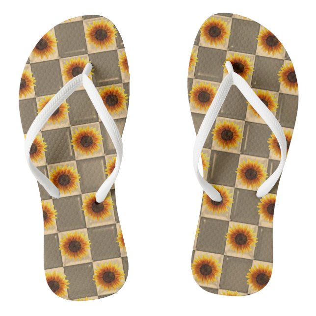 Flip Flops Sonnenblume (Fußbett)