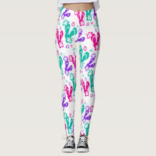 Flip Flops Summer Blume Leggings