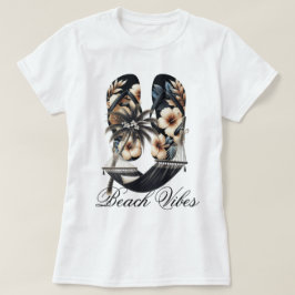 Flip Flops und Hängematten Beach Vibes T-Shirt