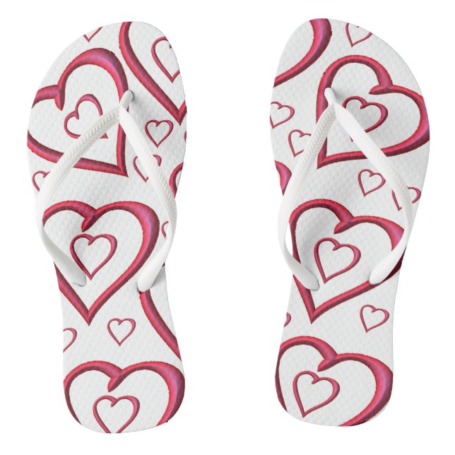 Flip Flops Valentinstag (Fußbett)