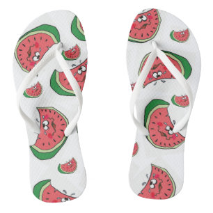 Flip Flops Wassermelon Fruchtspass Sommer