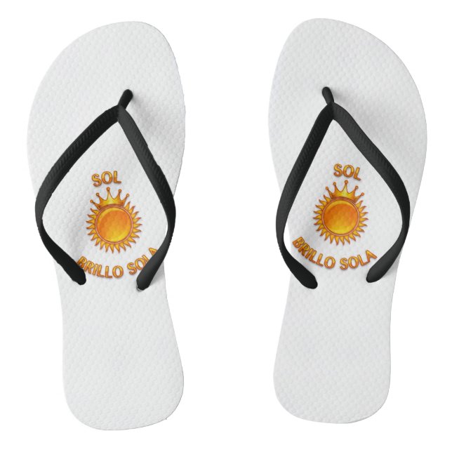 Flip Flops with Sol Brillo Sola Logo | Inspiration (Fußbett)