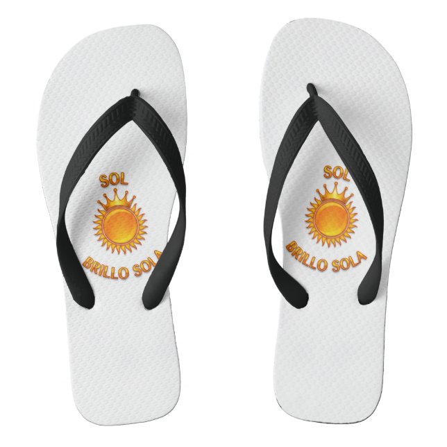 Flip Flops with Sol Brillo Sola Logo | Inspiration (Fußbett)
