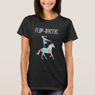 Flip Tastic Reitsport Voltigierpferd Voltigieren T-Shirt