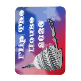 Flip The House Vote Blue 2026 Magnet