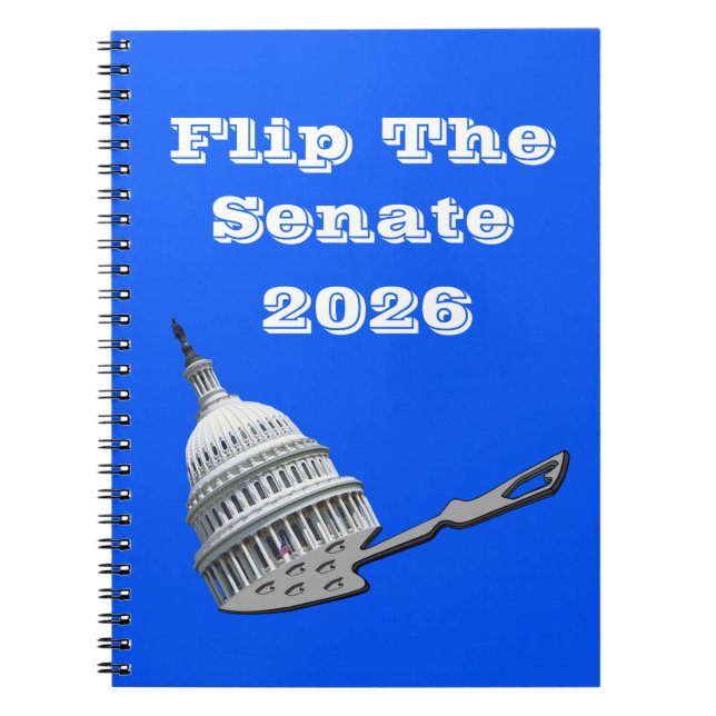 Flip The Senate Vote Blue 2026 Notizblock (Vorderseite)