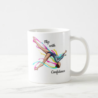 Flip with Confidence – Gymnastics Mug Kaffeetasse