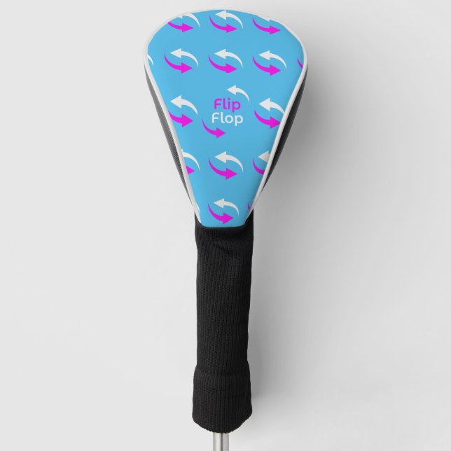 FlipFlop App Golf Driver Cover Headcover (Vorderseite)