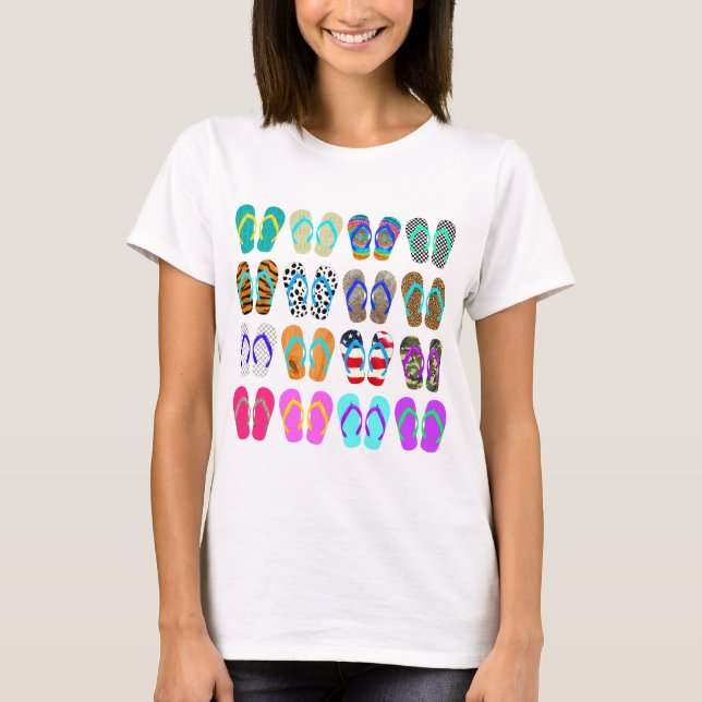 Flipflop-Diagramm T-Shirt (Vorderseite)