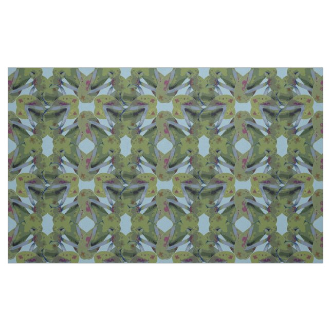 Flipflops dunkelgrünes Design Stoff (Fat Quarter (45,7 x 55,9 cm))