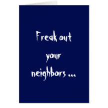 Flippen Sie heraus Ihre Nachbar-Karte aus