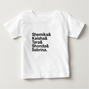 Flippen Sie Porrees aus Baby T-shirt