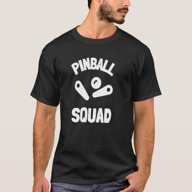Flipper für Pinball- und Arcade-Spielautomaten T-Shirt (Vorderseite)