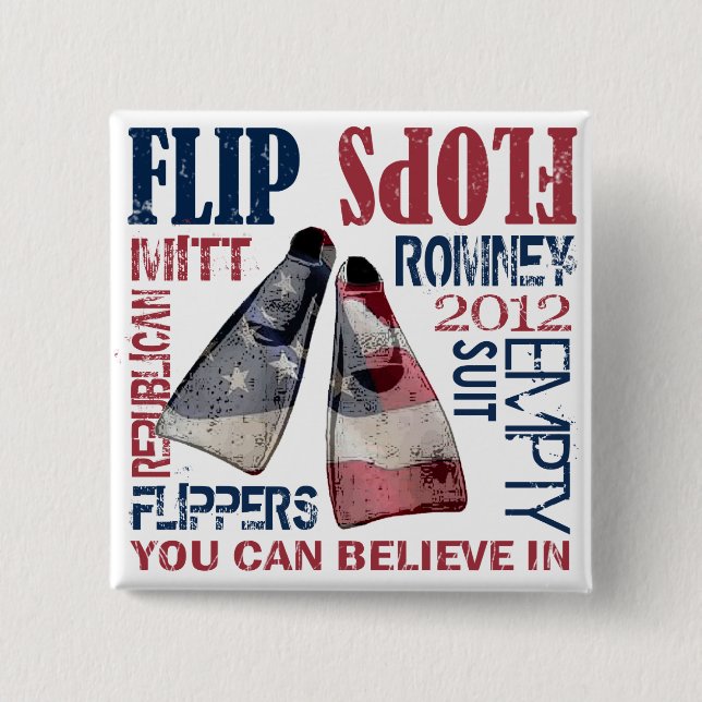 Flipper für Romney Button (Vorderseite)