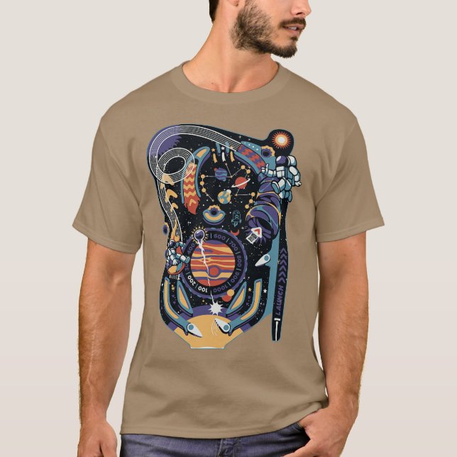 Flipper Space Machine von Tobe Fonseca T-Shirt (Vorderseite)