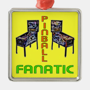 Flipperautomat-Fanatiker Silbernes Ornament
