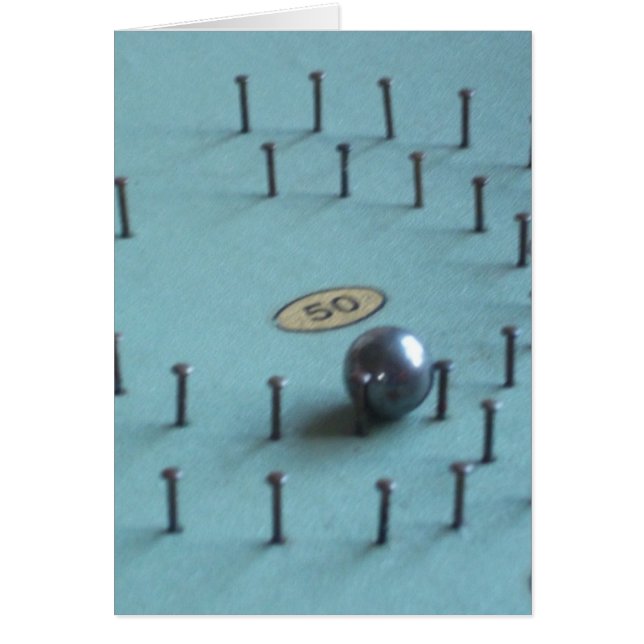 Flipperautomat-Karte (Vorne)