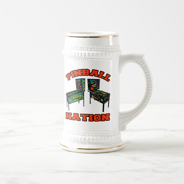 Flipperautomat-Nation Bierglas (Rechts)