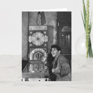 Flipperautomat-Zauberer: Vierzigerjahre Karte