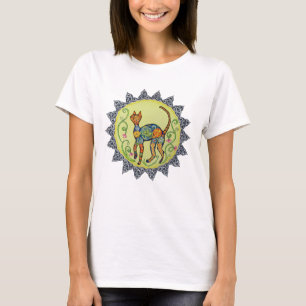 Flippig, Paisley, keltische Katzen-Mandala T-Shirt
