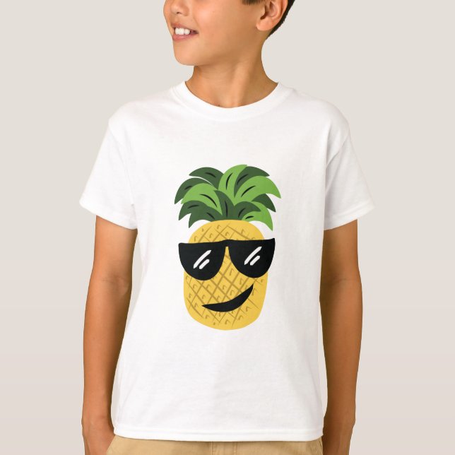Flippige Ananas T-Shirt (Vorderseite)