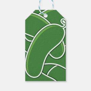 Flippige Gurke Geschenkanhänger
