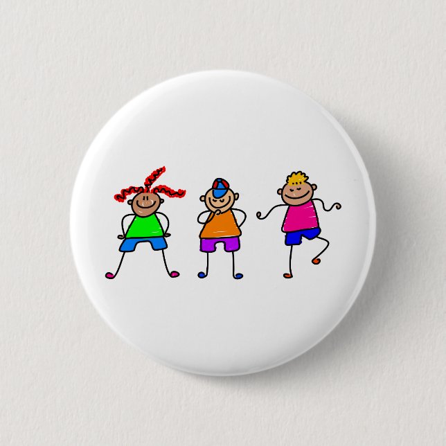 Flippige Kinder Button (Vorderseite)