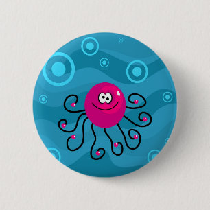 Flippige Krake Button