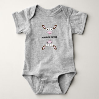 Flippige Kuh themenorientiertes Mooja "Wunder Baby Strampler