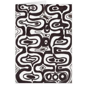 Flippige Kunst-Karte
