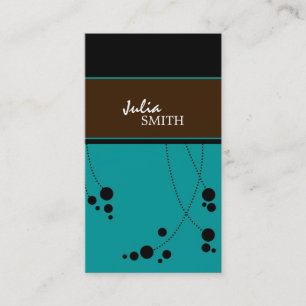 Flippige Punkt-Visitenkarten Visitenkarte