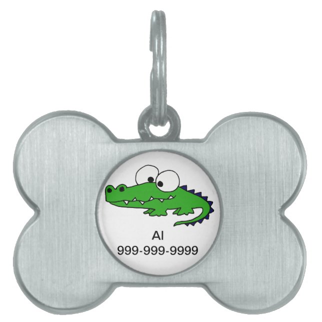 Flippiger Alligator Tiermarke (Vorderseite)