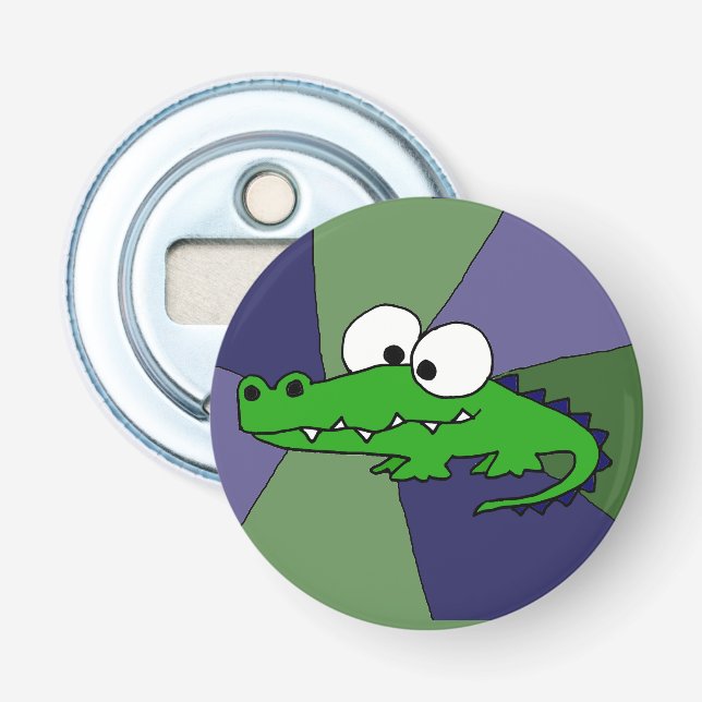 Flippiger Alligatorknopf-Flaschen-Öffner Flaschenöffner (Vorderseite)