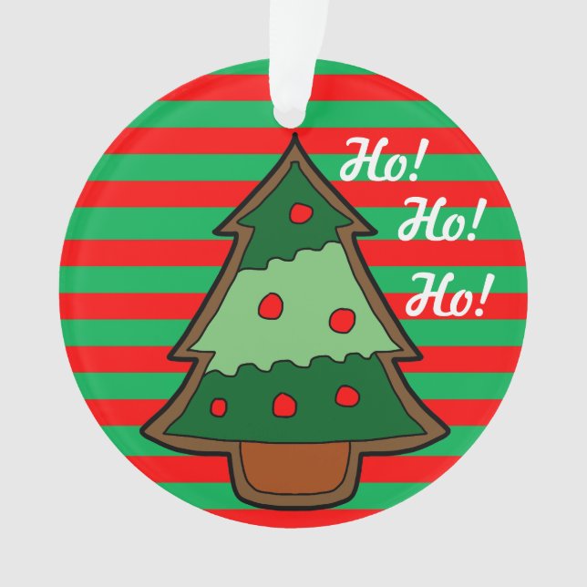 Flippiger festlicher Baum Ornament (Vorderseite)