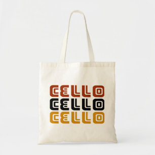 Flippiges Cello-Trio-Geschenk Tragetasche