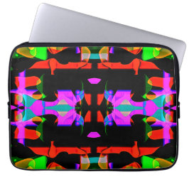 Flippiges cooles buntes Top Design für Laptopschutzhülle