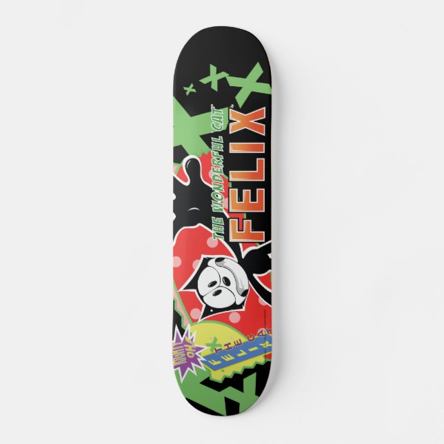 Flippiges Felix Skateboard (Vorderseite)